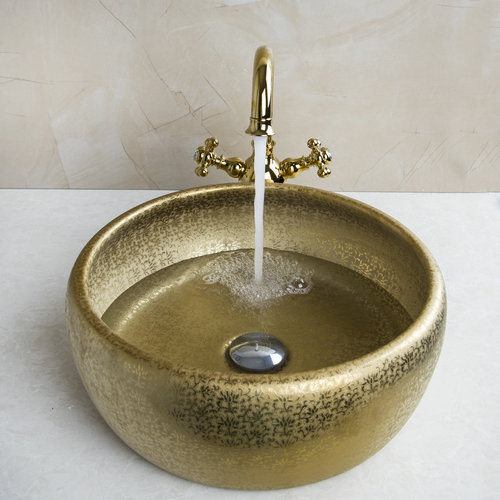 Belo Golden Finish Kitchen Faucet & Sink